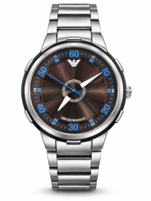 Relógio Armani Speedway Giratório Aço Inoxidável Azul